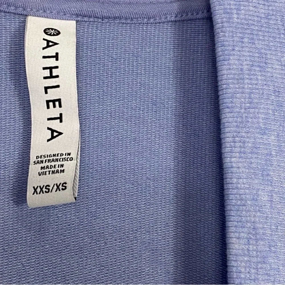 ATHLETA Lotus Wrap Cardigan Blue Heather XXS / XS